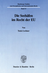 E-book, Die Seehäfen im Recht der EU., Duncker & Humblot
