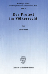 eBook, Der Protest im Völkerrecht., Duncker & Humblot