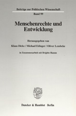 E-book, Menschenrechte und Entwicklung., Duncker & Humblot