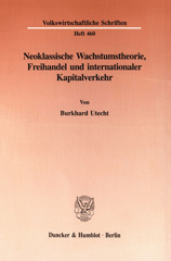 E-book, Neoklassische Wachstumstheorie, Freihandel und internationaler Kapitalverkehr., Duncker & Humblot
