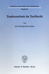 E-book, Tendenzschutz im Tarifrecht., Duncker & Humblot