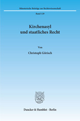 E-book, Kirchenasyl und staatliches Recht., Duncker & Humblot
