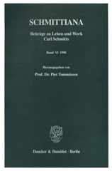 E-book, SCHMITTIANA. : Beiträge zu Leben und Werk Carl Schmitts, Duncker & Humblot