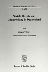 E-book, Soziale Dienste und Umverteilung in Deutschland., Duncker & Humblot