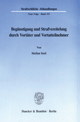 E-book, Begünstigung und Strafvereitelung durch Vortäter und Vortatteilnehmer., Duncker & Humblot