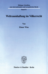 E-book, Weltraumhaftung im Völkerrecht., Duncker & Humblot