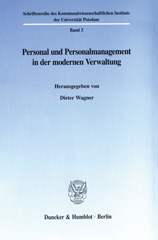 E-book, Personal und Personalmanagement in der modernen Verwaltung., Duncker & Humblot