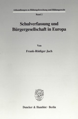 E-book, Schulverfassung und Bürgergesellschaft in Europa., Duncker & Humblot