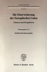 E-book, Die Osterweiterung der Europäischen Union. : Chancen und Perspektiven., Duncker & Humblot