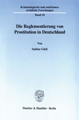eBook, Die Reglementierung von Prostitution in Deutschland., Duncker & Humblot