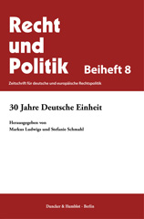 E-book, 30 Jahre Deutsche Einheit., Duncker & Humblot