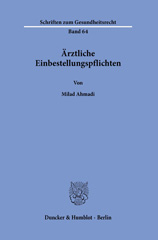 E-book, Ärztliche Einbestellungspflichten., Duncker & Humblot