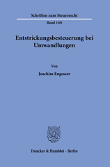 eBook, Entstrickungsbesteuerung bei Umwandlungen., Duncker & Humblot