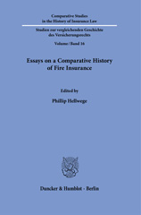 eBook, Essays on a Comparative History of Fire Insurance., Duncker & Humblot