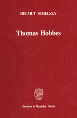 eBook, Thomas Hobbes - Eine politische Lehre., Duncker & Humblot