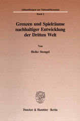 eBook, Grenzen und Spielräume nachhaltiger Entwicklung der Dritten Welt., Duncker & Humblot