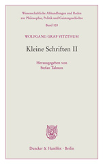 E-book, Kleine Schriften II. : Herausgegeben von Stefan Talmon., Duncker & Humblot