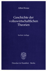 eBook, Geschichte der volkswirtschaftlichen Theorien., Duncker & Humblot