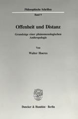 E-book, Offenheit und Distanz. : Grundzüge einer phänomenologischen Anthropologie., Duncker & Humblot