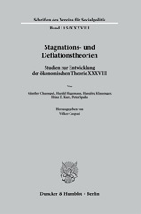 E-book, Stagnations- und Deflationstheorien. : Studien zur Entwicklung der ökonomischen Theorie., Duncker & Humblot