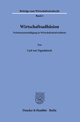 E-book, Wirtschaftsadhäsion. : Verletztenentschädigung in Wirtschaftsstrafverfahren., Duncker & Humblot
