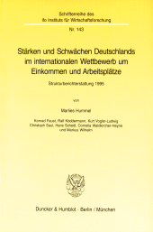 E-book, Stärken und Schwächen Deutschlands im internationalen Wettbewerb um Einkommen und Arbeitsplätze : Strukturberichterstattung 1995, Duncker & Humblot