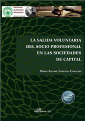 E-book, La salida voluntaria del socio profesional en las sociedades de capital, Dykinson