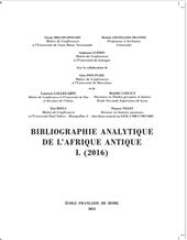 eBook, Bibliographie analytique de l'Afrique antique : L (2016), École française de Rome
