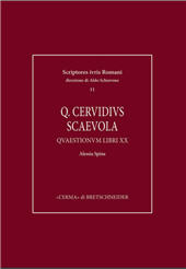 E-book, Q. Cervidius Scaevola : Quaestionum libri XX, L'Erma di Bretschneider