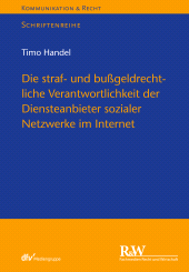 E-book, Die straf- und bußgeldrechtliche Verantwortlichkeit der Diensteanbieter sozialer Netzwerke im Internet, Fachmedien Recht und Wirtschaft