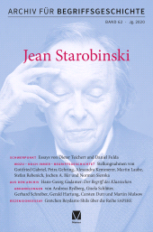 E-book, Archiv für Begriffsgeschichte. Band 62: Jean Starobinski, Felix Meiner Verlag
