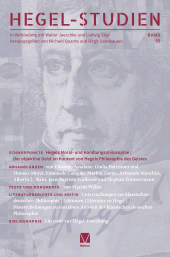 m, Hegel-Studien Band 55, Felix Meiner Verlag