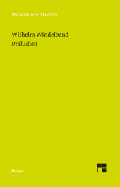 E-book, Präludien : Aufsätze und Reden zur Philosophie und ihrer Geschichte, Felix Meiner Verlag