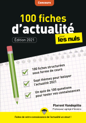 E-book, 100 fiches d'actualité pour les Nuls Concours, First Éditions