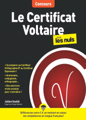 E-book, Le Certificat Voltaire pour les Nuls Concours, First Éditions
