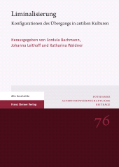 eBook, Liminalisierung : Konfigurationen des Übergangs in antiken Kulturen, Franz Steiner Verlag GmbH