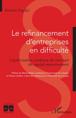 E-book, Le refinancement d'entreprises en difficulté : l'optimisation juridique du concept de capital-retournement, Feydel, Romain, L'Harmattan