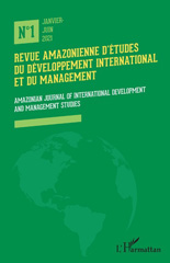 E-book, Revue amazonienne d'études du développement international et du management : Amazonian journal of international development and management studies, Editions L'Harmattan