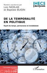E-book, De la temporalité en politique : Esprit du temps, permanence et immédiateté, L'Harmattan