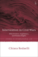 E-book, Intervention in Civil Wars, Redaelli, Chiara, Hart Publishing
