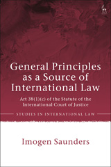 E-book, General Principles as a Source of International Law, Hart Publishing