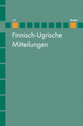 E-book, Finnisch-Ugrische Mitteilungen Band 44, Helmut Buske Verlag