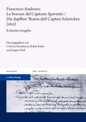E-book, Francesco Andreini: Le bravure del Capitano Spavento / Die dapffere Thaten deß Capitan Schröcken (1610) : Kritische Ausgabe, S. Hirzel Verlag GmbH
