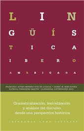 E-book, Gramaticalización, lexicalización y análisis del discurso desde una perspectiva histórica, Iberoamericana Editorial Vervuert