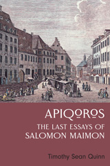 eBook, Apiqoros : The Last Essays of Salomon Maimon, ISD