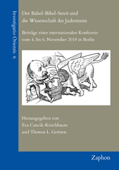 E-book, Der Babel-Bibel-Streit und die Wissenschaft des Judentums : Beitrage einer internationalen Konferenz vom 4. bis 6. November 2019 in Berlin, ISD