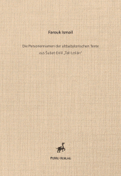 E-book, Die Personennamen der altbabylonischen Texte aus Subat-Enlil 'Tall Leilan', ISD