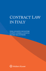 E-book, Contract Law in Italy, Wolters Kluwer