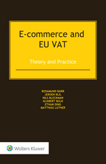 E-book, E-commerce and EU VAT, Barr, Rosamund et al., Wolters Kluwer