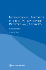 E-book, International Institute for the Unification of Private Law (UNIDROIT), Wolters Kluwer